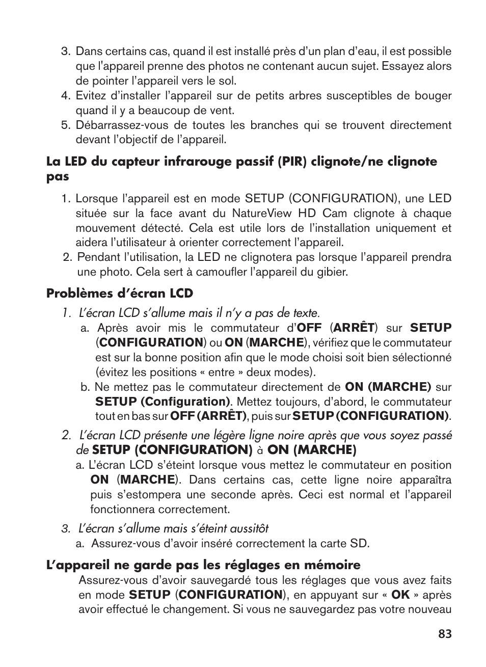 Bushnell NatureView HD Essential Trail Camera (Green) User Manual | Page 83 / 232
