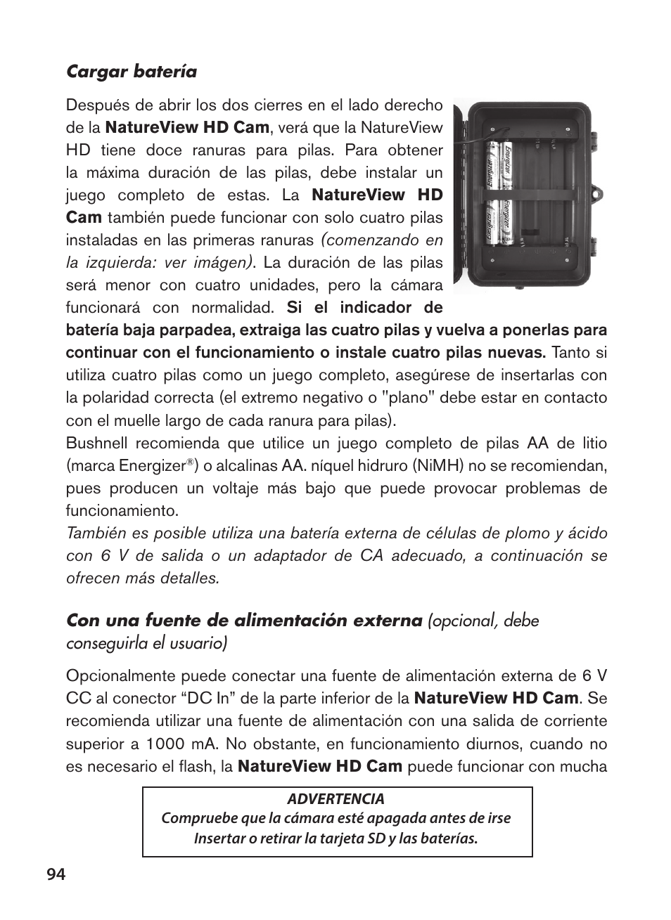 Bushnell NatureView HD Essential Trail Camera (Green) User Manual | Page 94 / 232