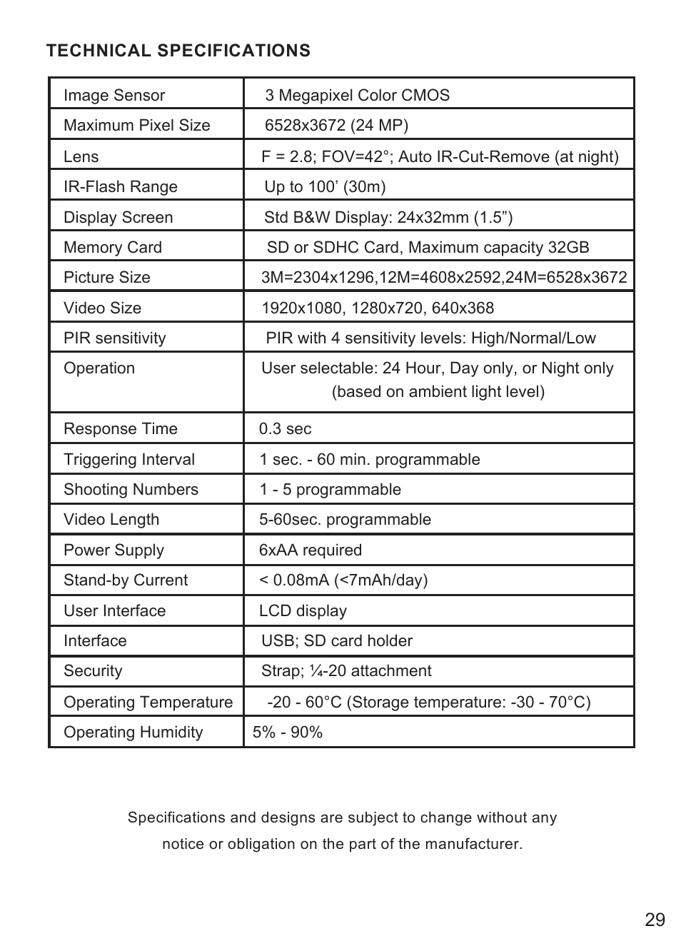 Bushnell Prime Low-Glow Trail Camera Kit (Gray) User Manual | Page 29 / 179