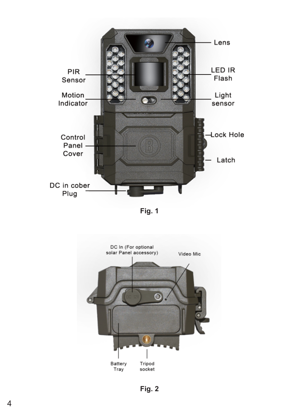 Bushnell Prime Low-Glow Trail Camera Kit (Gray) User Manual | Page 4 / 179