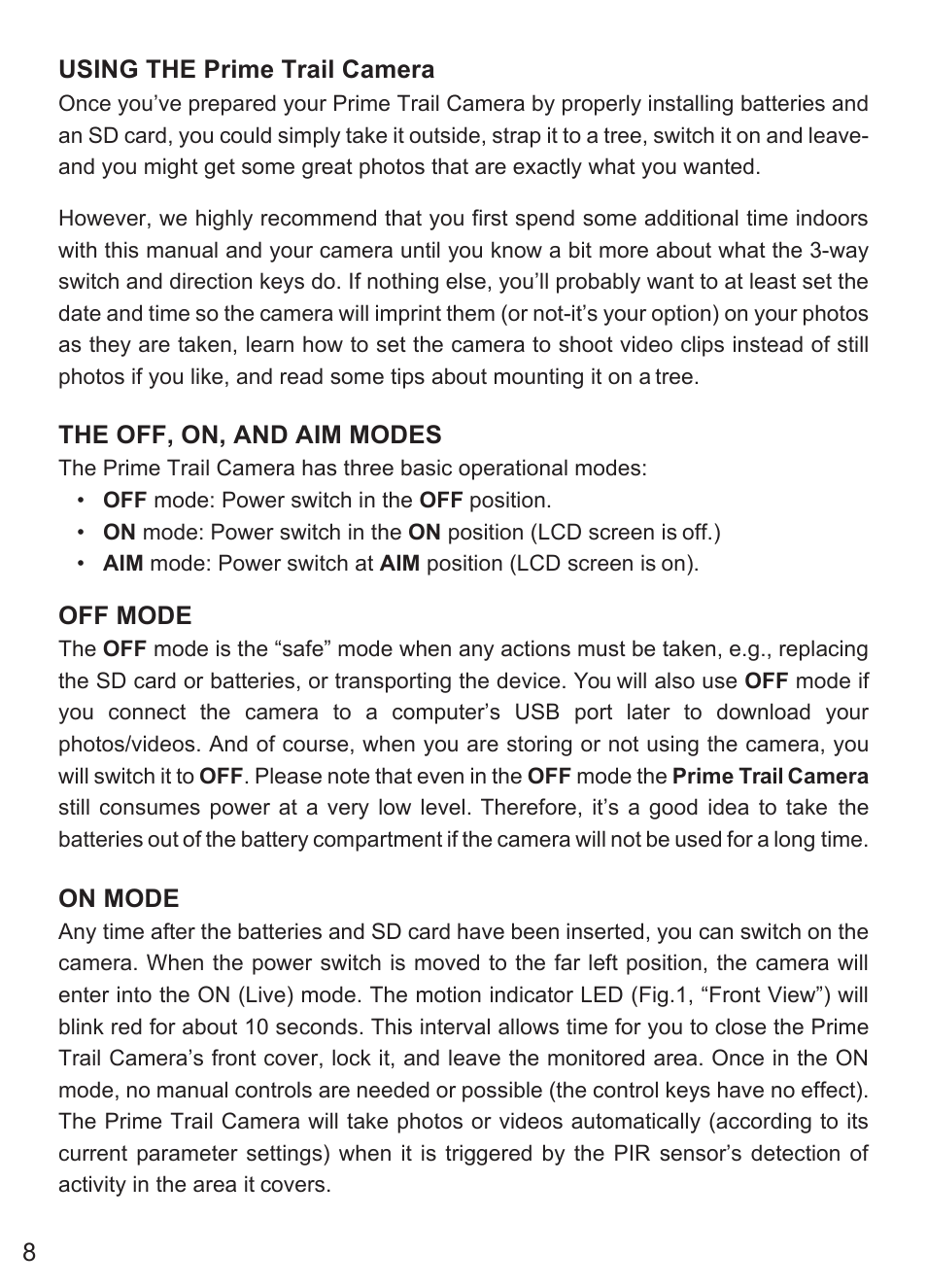 Bushnell Prime Low-Glow Trail Camera Kit (Gray) User Manual | Page 8 / 179