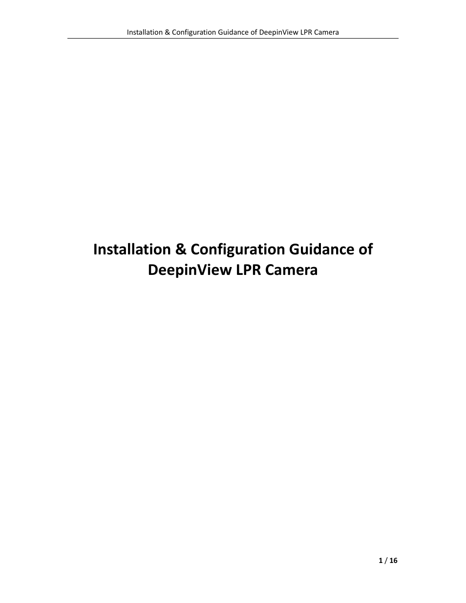 Hikvision DeepinView IDS-2CD7A46G0/P-IZHSY 4MP Outdoor Network Bullet Camera with Night Vision & 8-32mm Lens User Manual | 16 pages