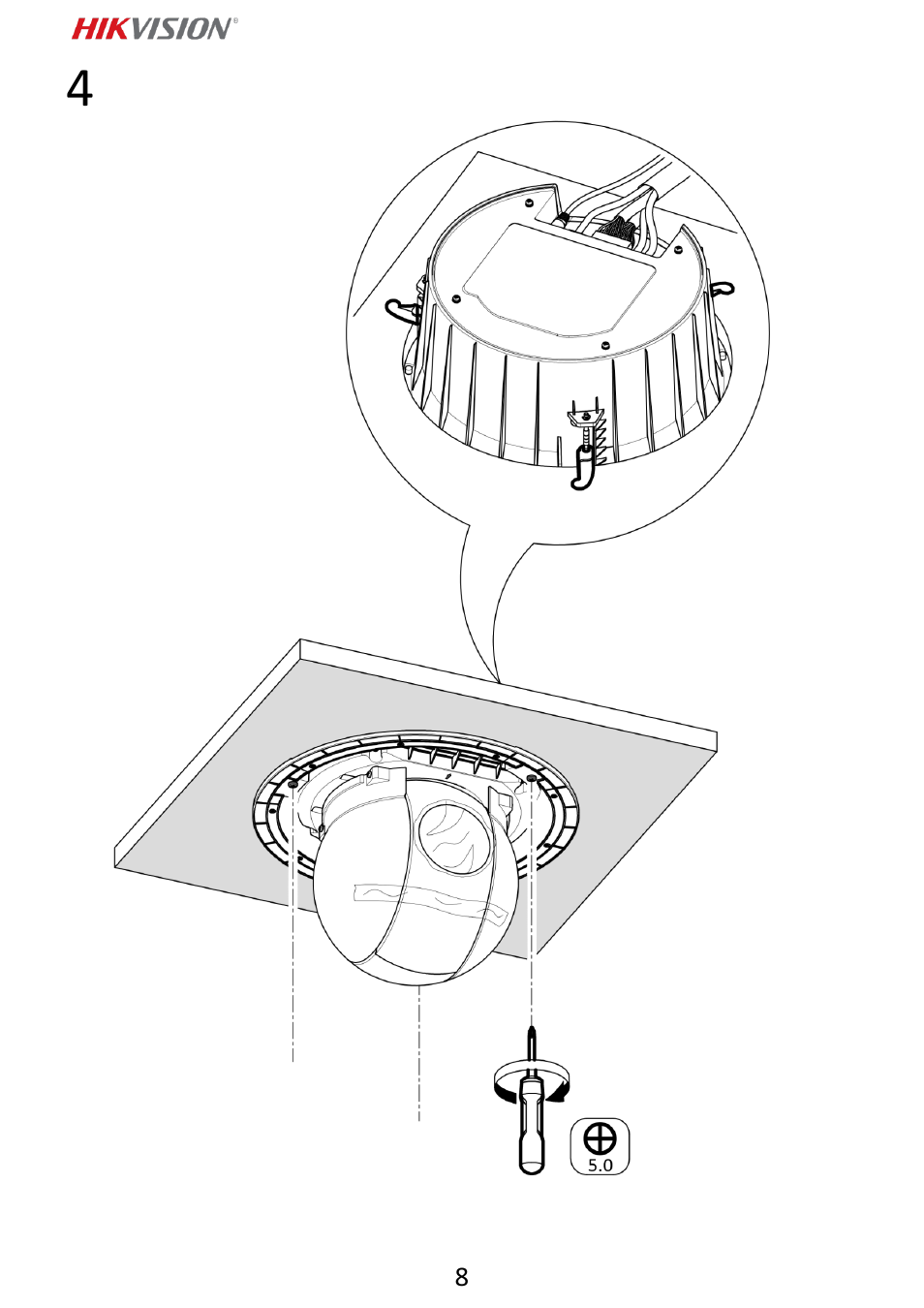 Hikvision DS-2DF6A832X-DE3 8MP PTZ Network Dome Camera User Manual | Page 9 / 57