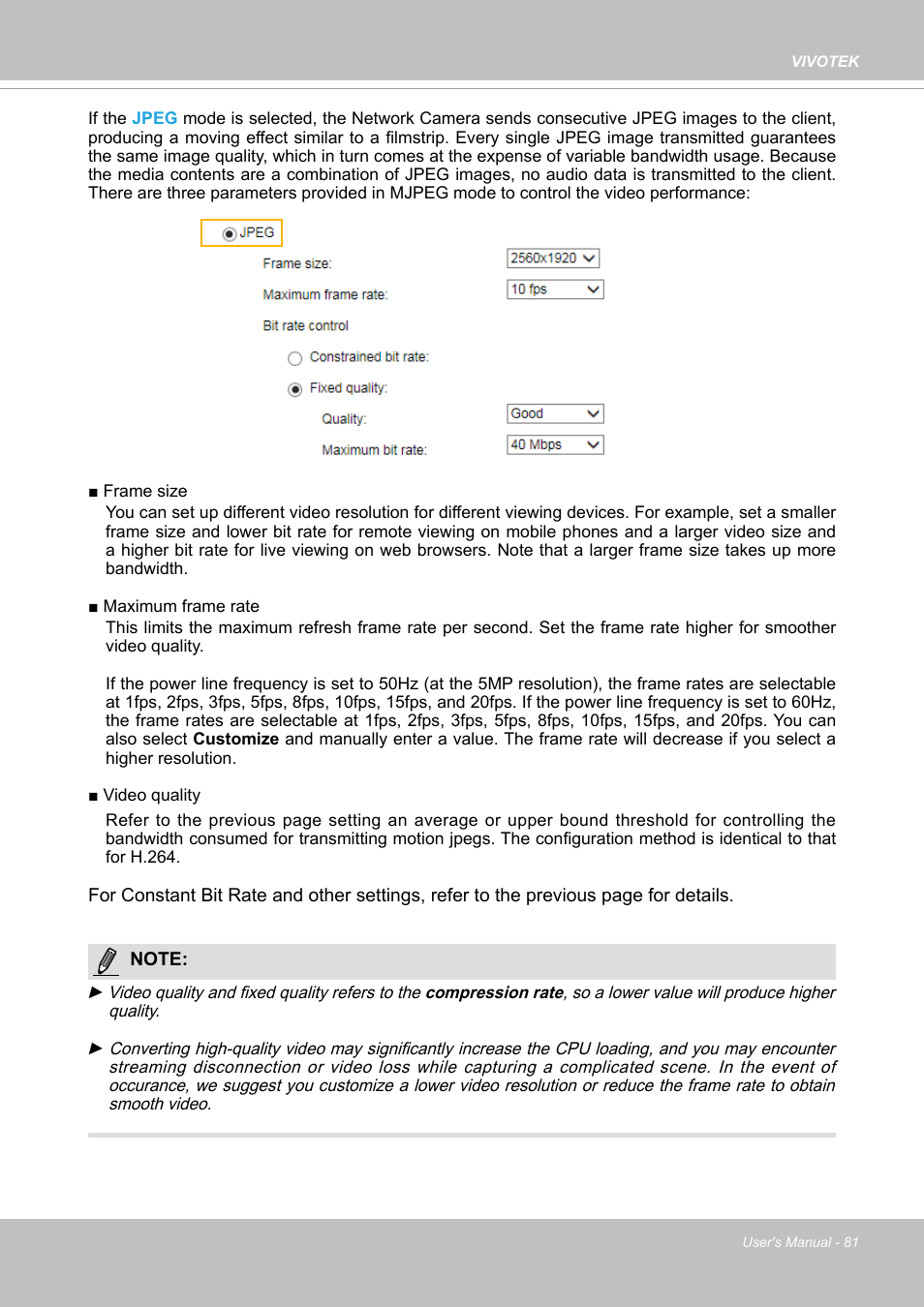 Vivotek FD9388-HTV 5MP Outdoor Network Dome Camera with Night Vision User Manual | Page 81 / 407