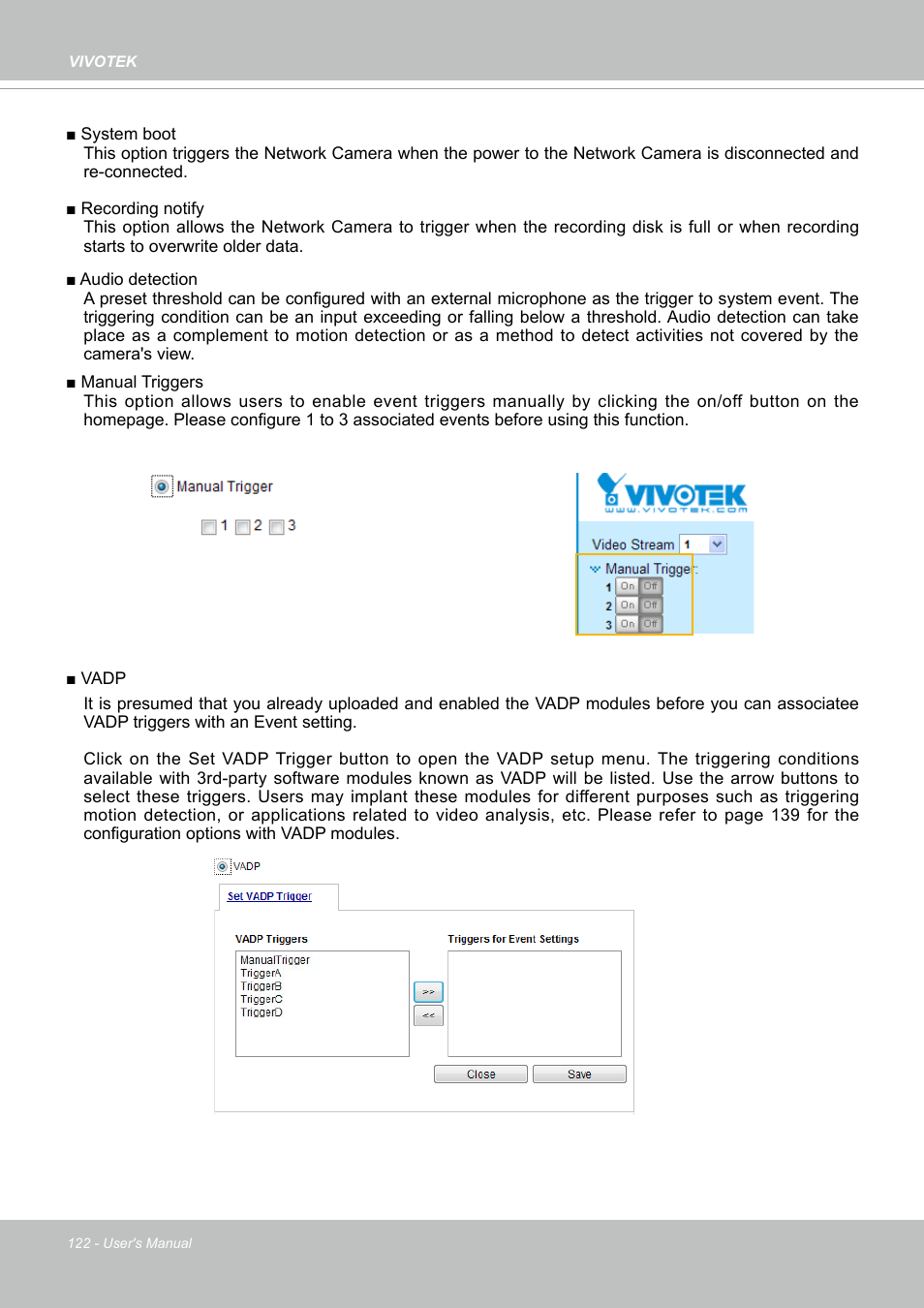 Vivotek S Series IZ9361-EH 1080p Outdoor Network Bullet Camera with Heater User Manual | Page 122 / 458