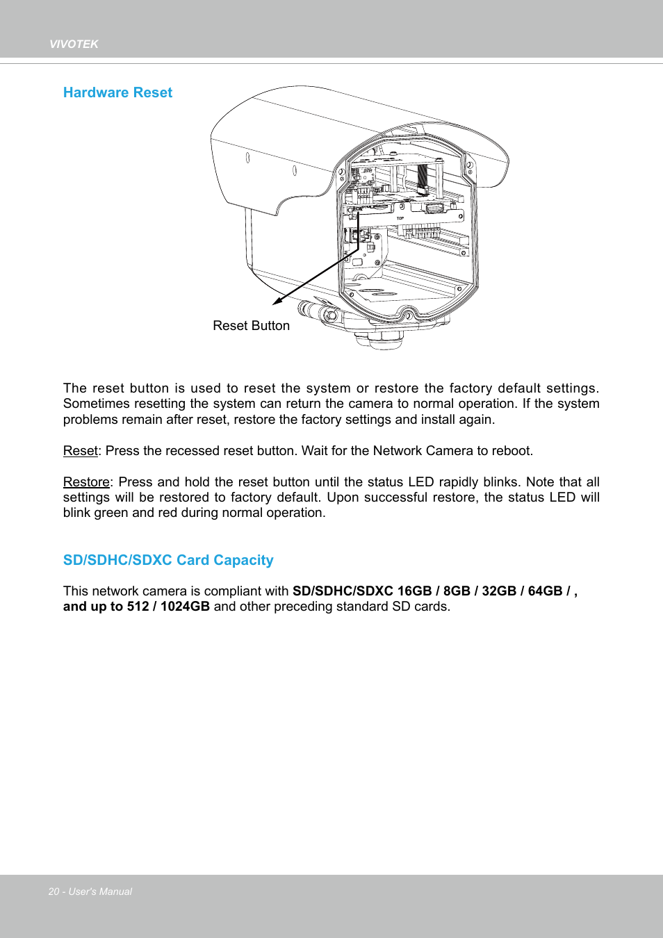 Vivotek S Series IZ9361-EH 1080p Outdoor Network Bullet Camera with Heater User Manual | Page 20 / 458