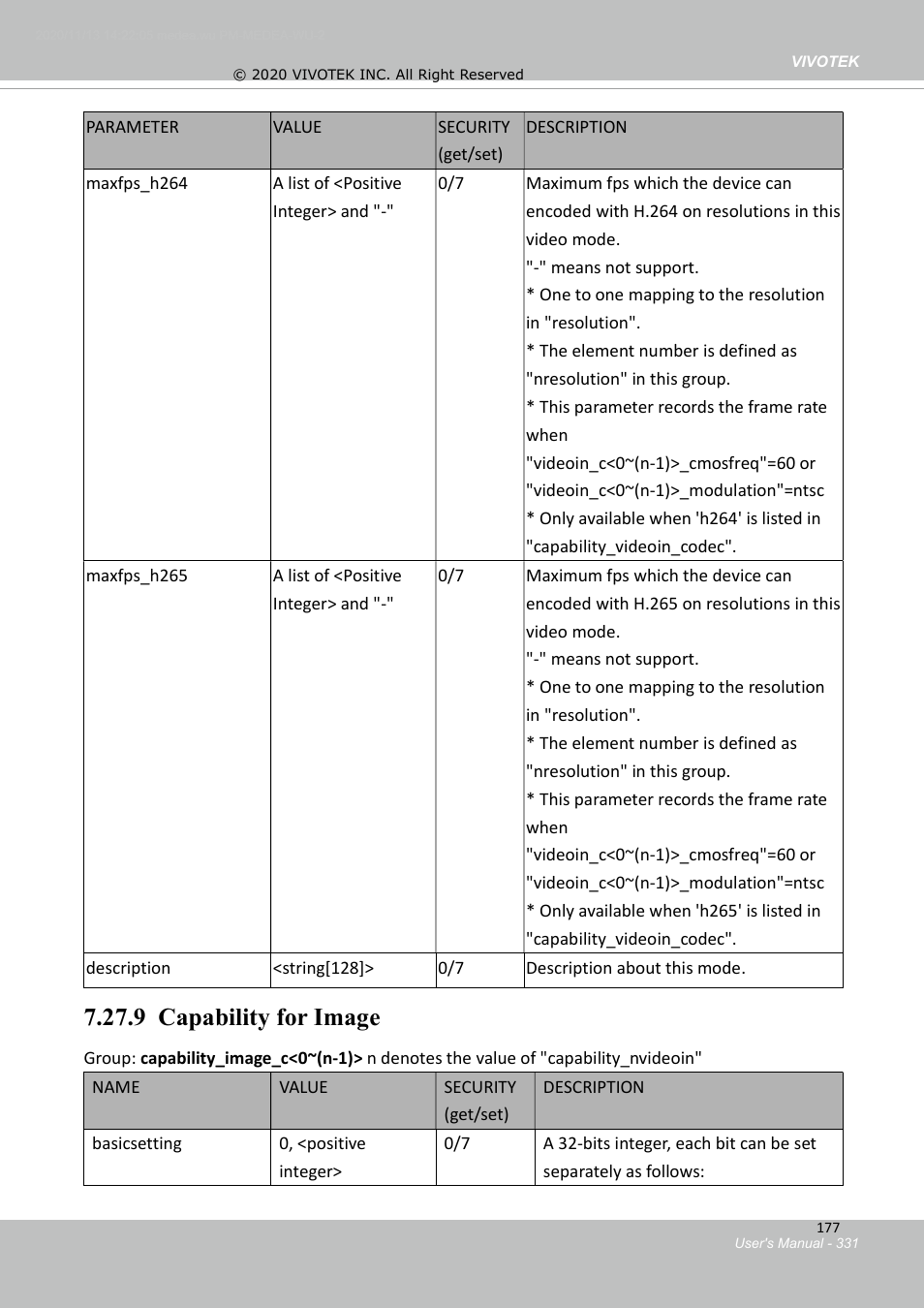 9 capability for image | Vivotek S Series IZ9361-EH 1080p Outdoor Network Bullet Camera with Heater User Manual | Page 331 / 458