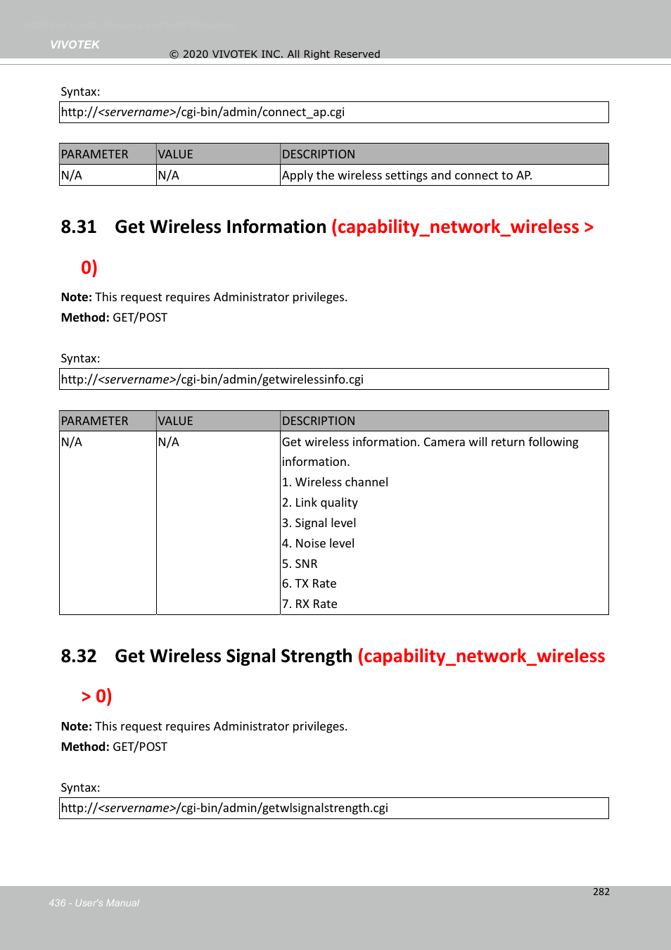 Vivotek S Series IZ9361-EH 1080p Outdoor Network Bullet Camera with Heater User Manual | Page 436 / 458