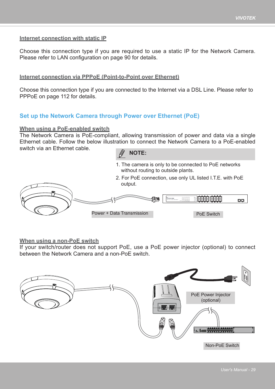 Vivotek FE9380-HV 5MP Outdoor Network Fisheye Dome Camera with Night Vision User Manual | Page 29 / 352
