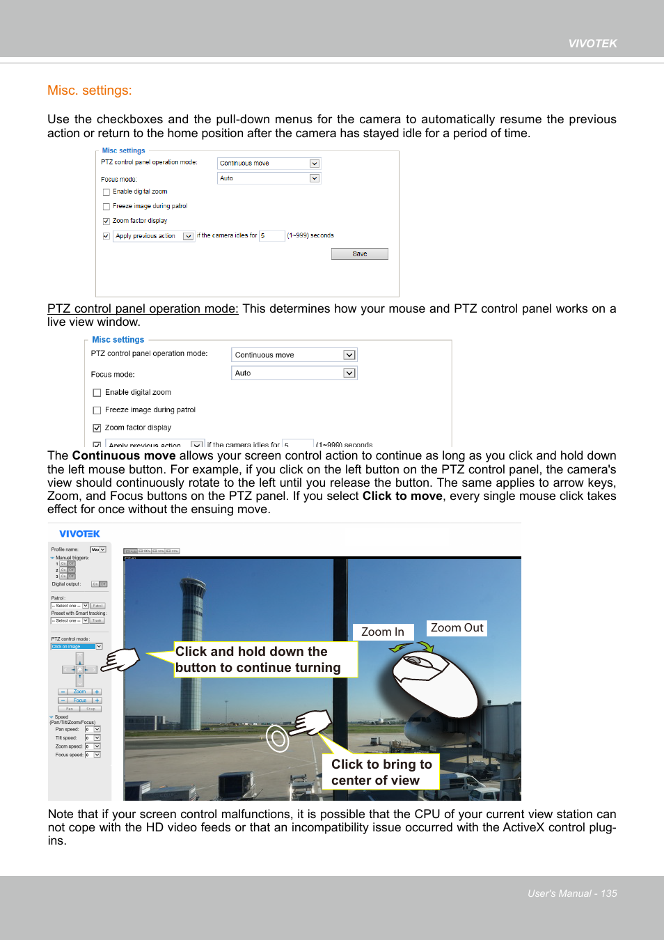 Vivotek SD9161-H-v2 2MP PTZ Network Dome Camera User Manual | Page 135 / 473