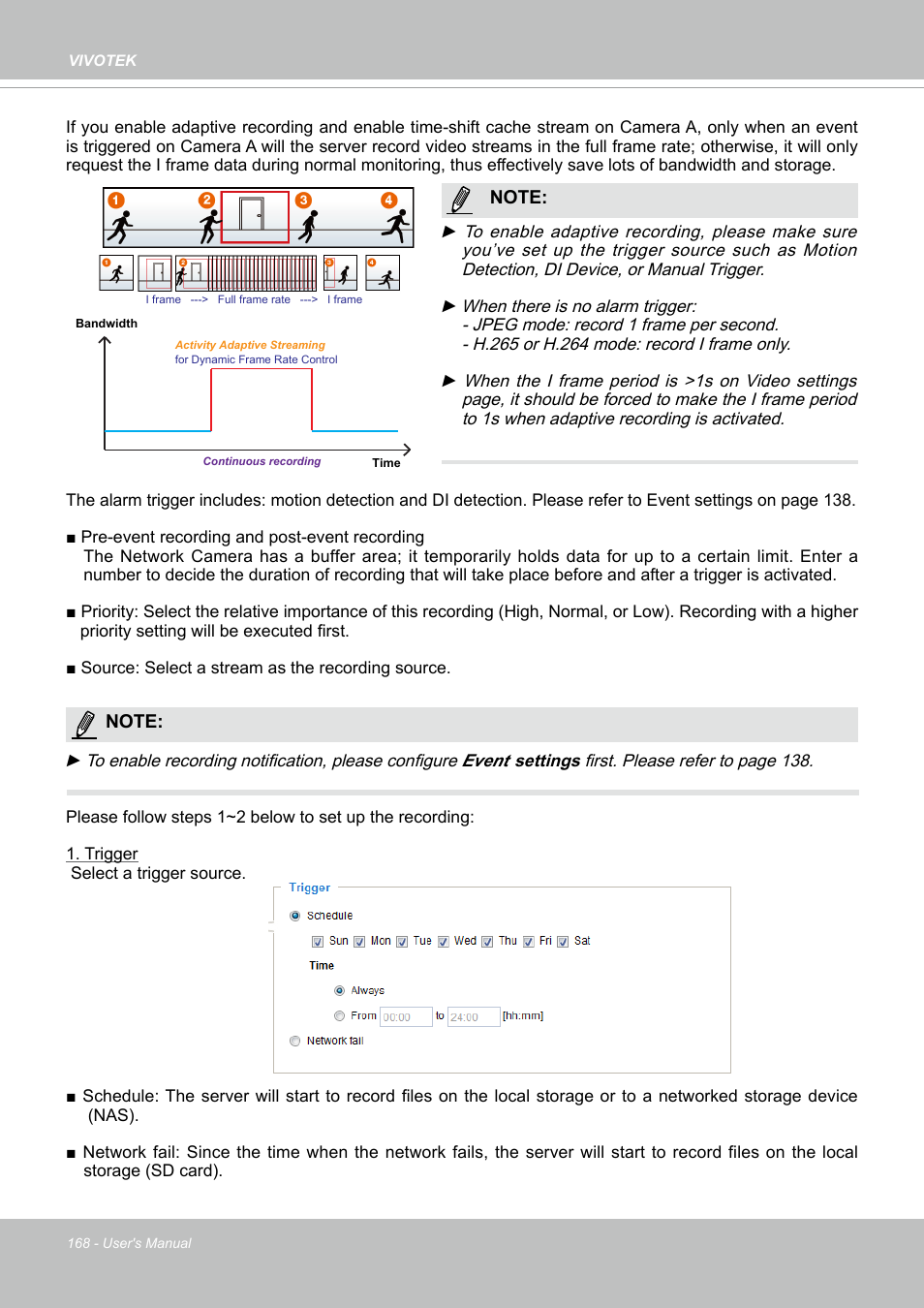 Vivotek SD9161-H-v2 2MP PTZ Network Dome Camera User Manual | Page 168 / 473
