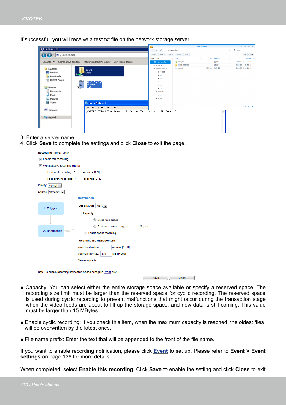 Vivotek SD9161-H-v2 2MP PTZ Network Dome Camera User Manual | Page 170 / 473