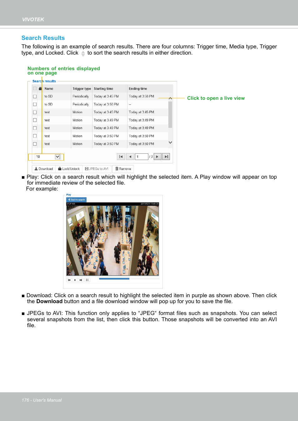 Vivotek SD9161-H-v2 2MP PTZ Network Dome Camera User Manual | Page 176 / 473