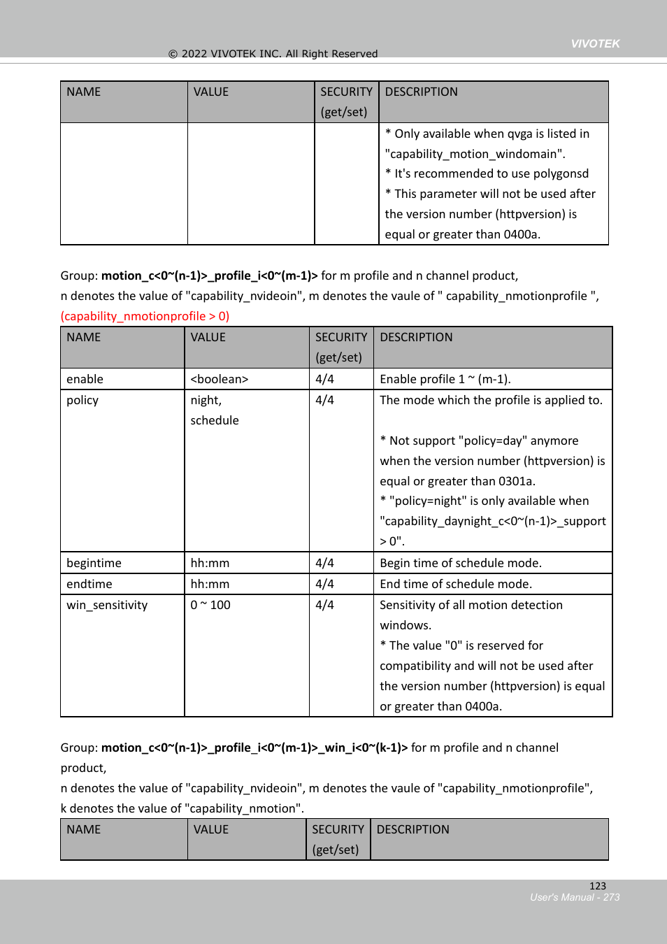 Vivotek SD9161-H-v2 2MP PTZ Network Dome Camera User Manual | Page 273 / 473