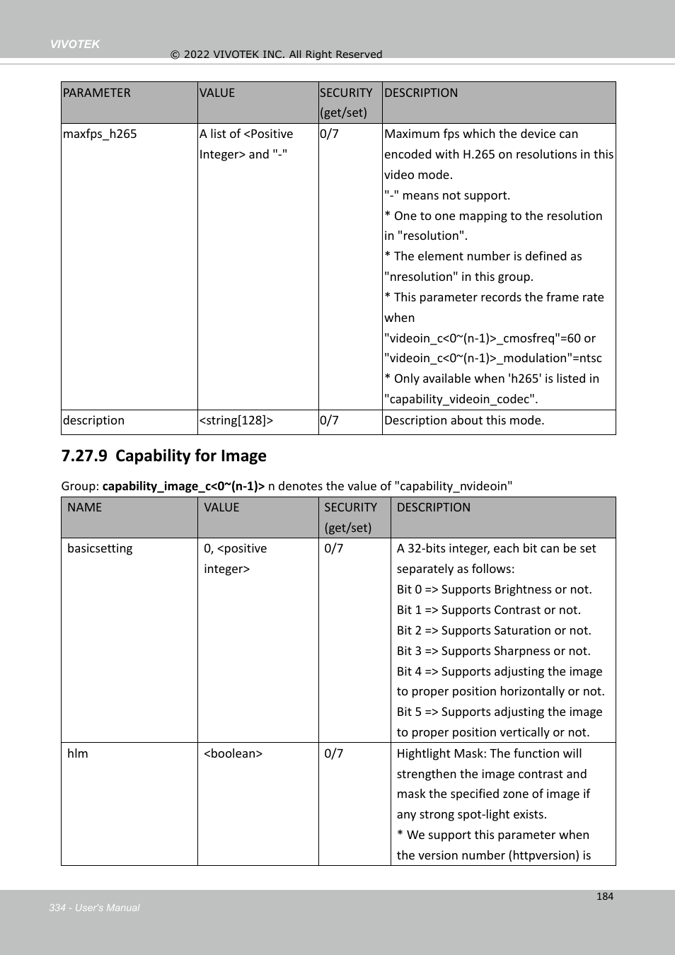 9 capability for image | Vivotek SD9161-H-v2 2MP PTZ Network Dome Camera User Manual | Page 334 / 473