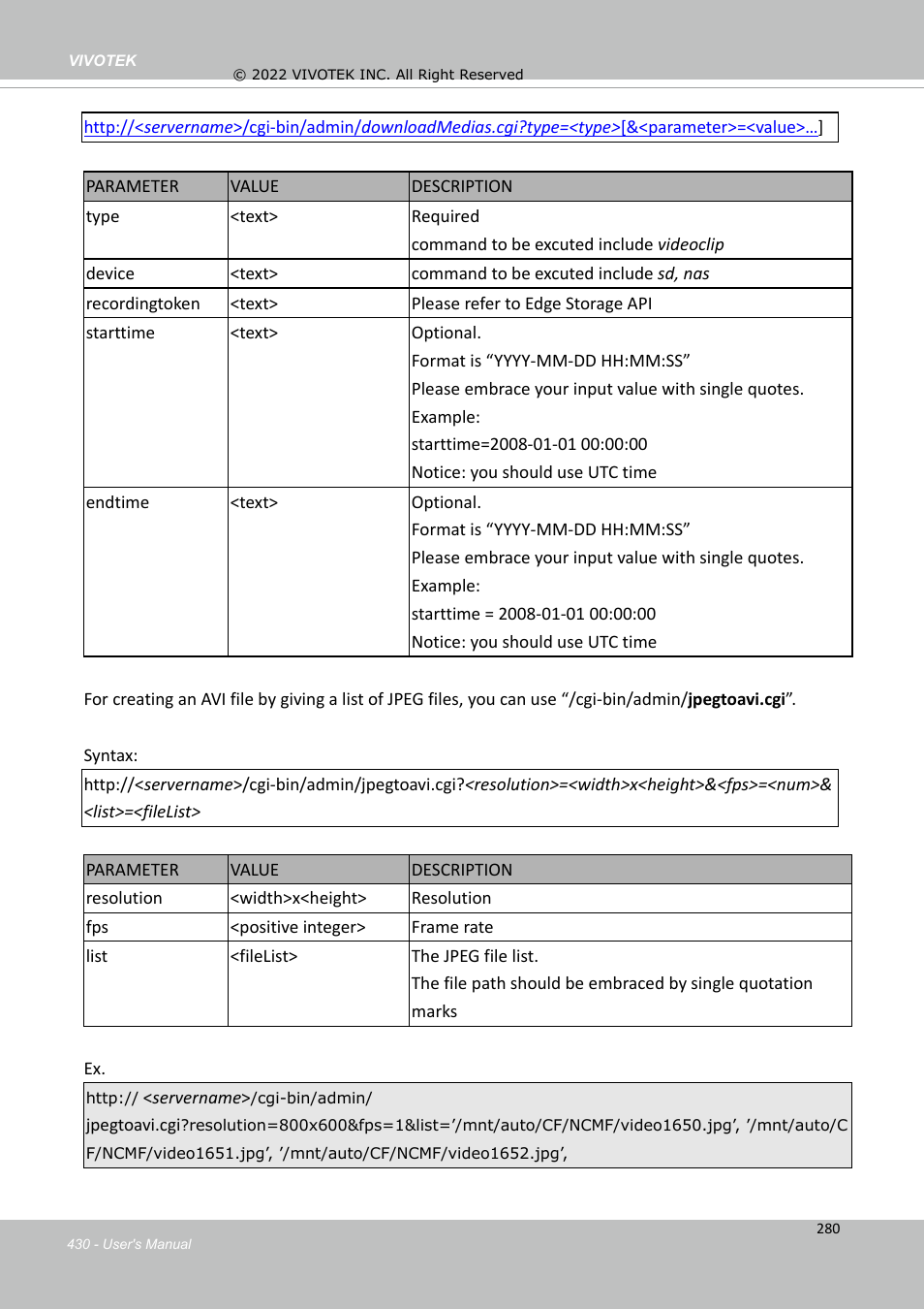 Vivotek SD9161-H-v2 2MP PTZ Network Dome Camera User Manual | Page 430 / 473