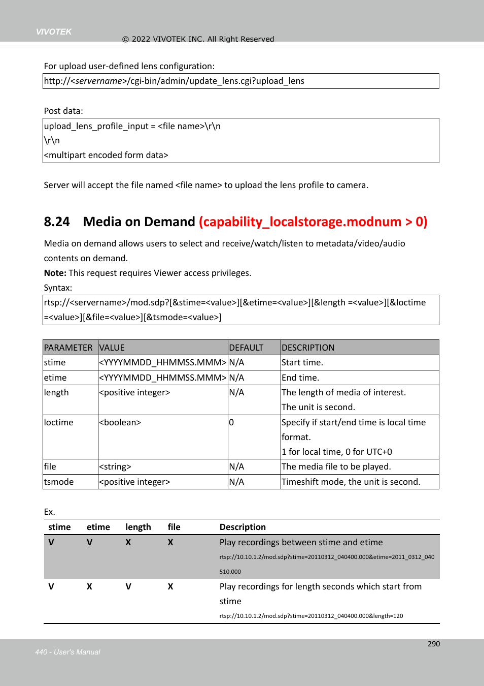 Vivotek SD9161-H-v2 2MP PTZ Network Dome Camera User Manual | Page 440 / 473