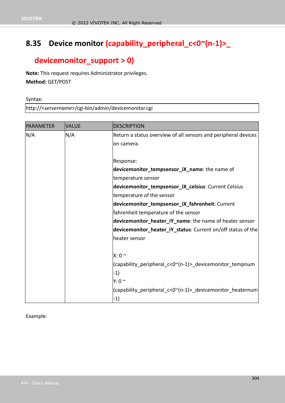 Vivotek SD9161-H-v2 2MP PTZ Network Dome Camera User Manual | Page 454 / 473