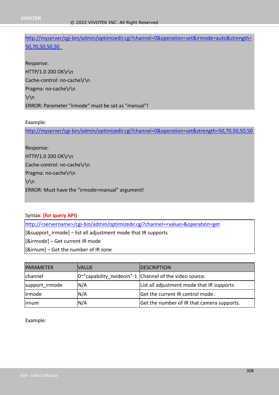 Vivotek SD9161-H-v2 2MP PTZ Network Dome Camera User Manual | Page 458 / 473