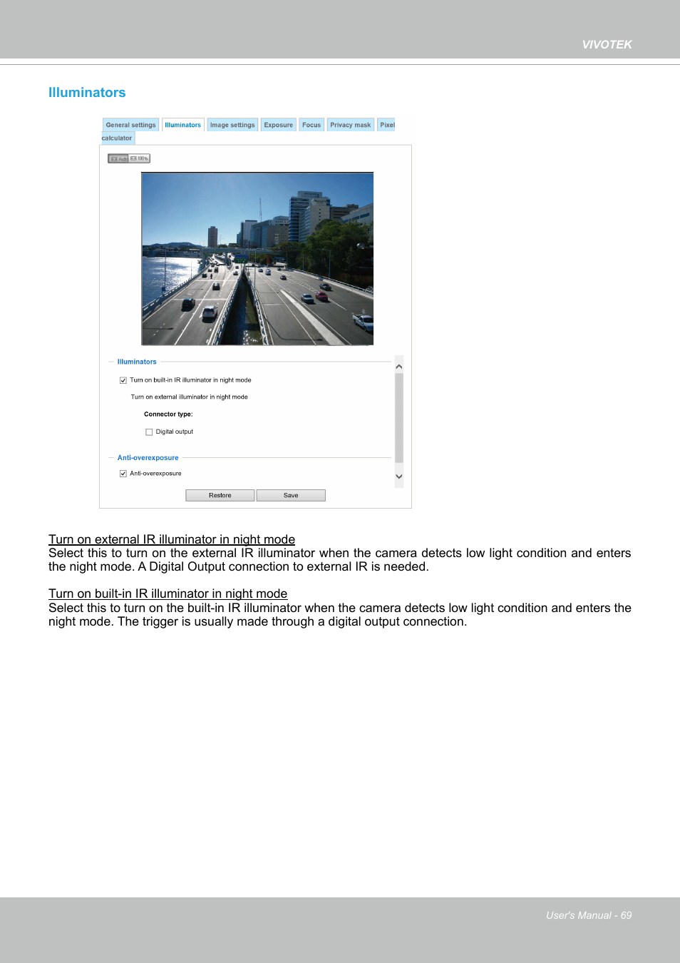 Vivotek SD9161-H-v2 2MP PTZ Network Dome Camera User Manual | Page 69 / 473