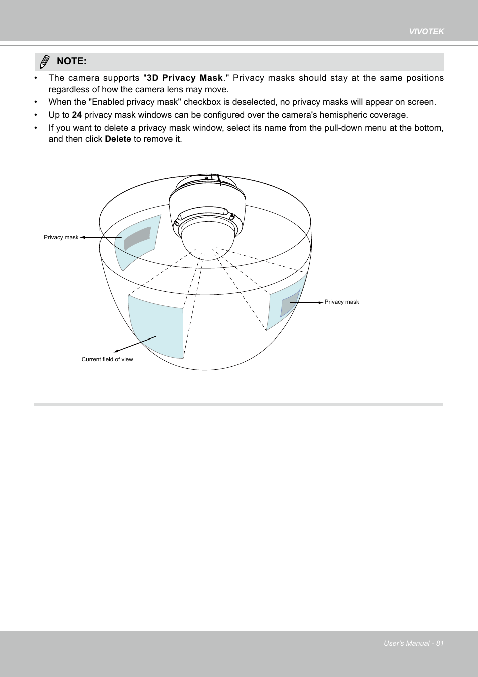 Vivotek SD9161-H-v2 2MP PTZ Network Dome Camera User Manual | Page 81 / 473