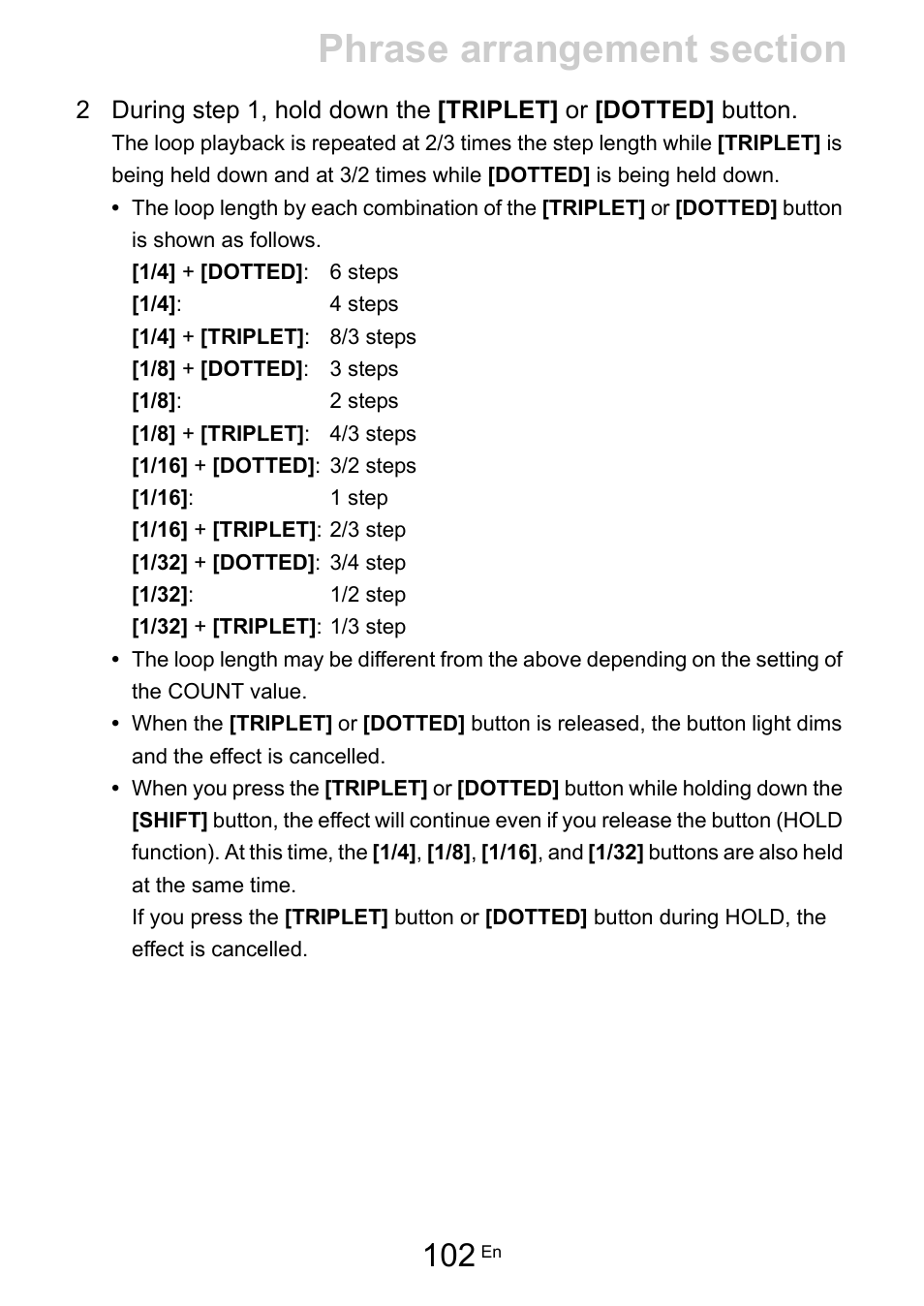 Pioneer Toraiz SQUID - Creative Multitrack Sequencer User Manual | Page 102 / 177