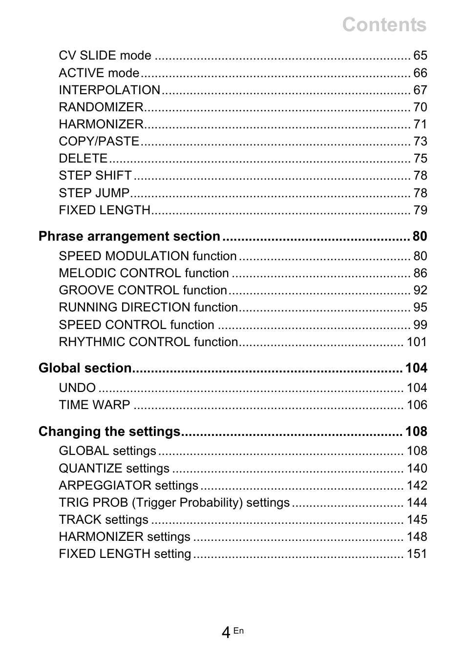 Pioneer Toraiz SQUID - Creative Multitrack Sequencer User Manual | Page 4 / 177