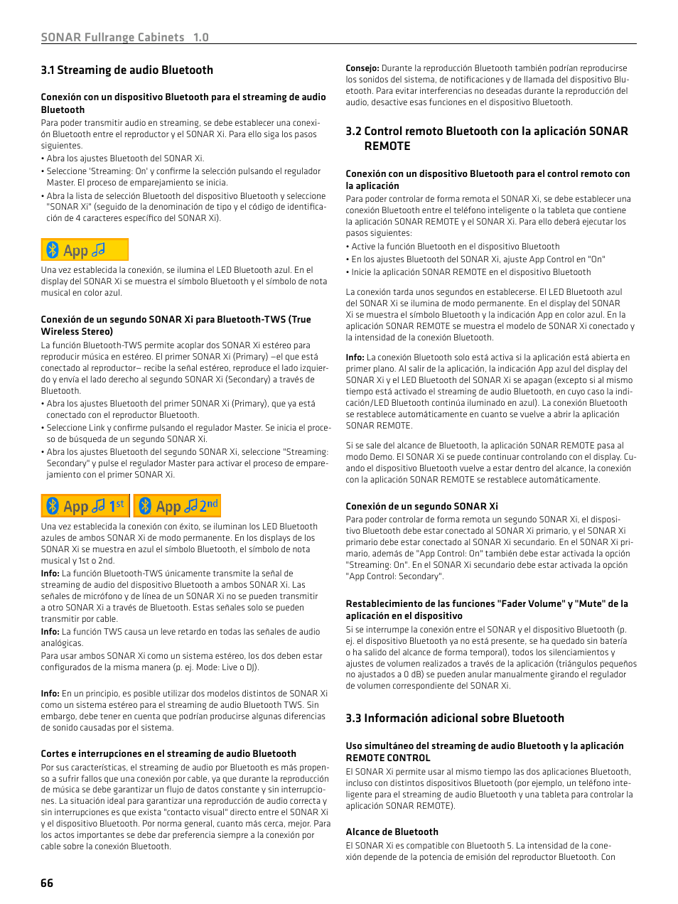 HK Audio SONAR 110 Xi 2-Way 800W 10" Powered Speaker User Manual | Page 66 / 72