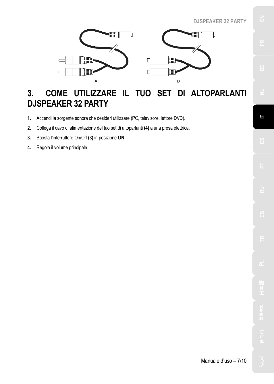 Hercules DJSpeaker 32 Party 3" Powered Speakers with Integrated Light Dome (Pair) User Manual | Page 48 / 195