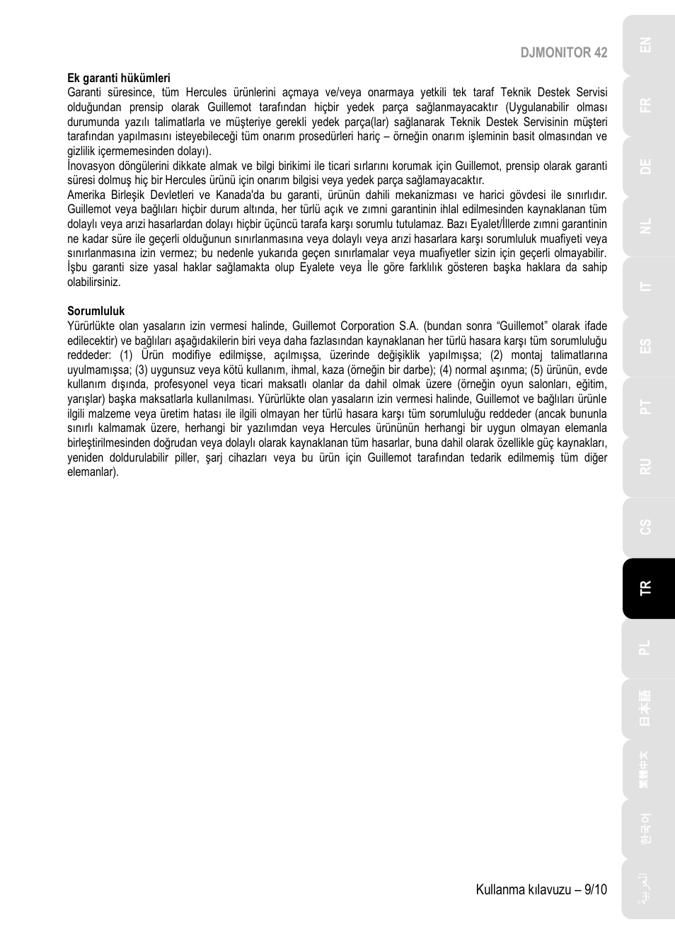 Hercules DJMonitor 42 - 4" Active Multimedia Speakers (Pair) User Manual | Page 100 / 199