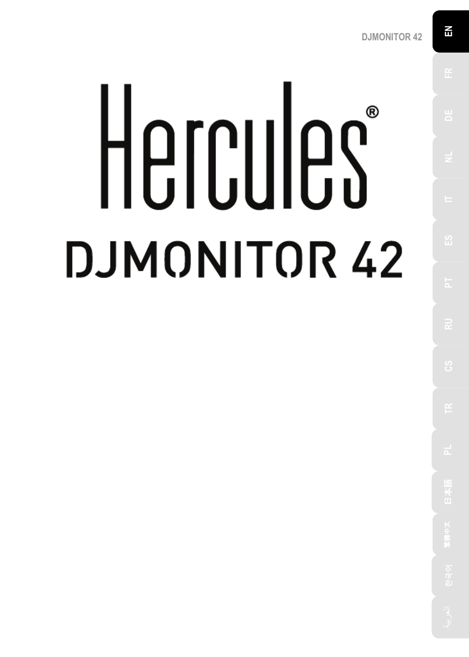 01_eng_djmonitor 42, English | Hercules DJMonitor 42 - 4" Active Multimedia Speakers (Pair) User Manual | Page 2 / 199