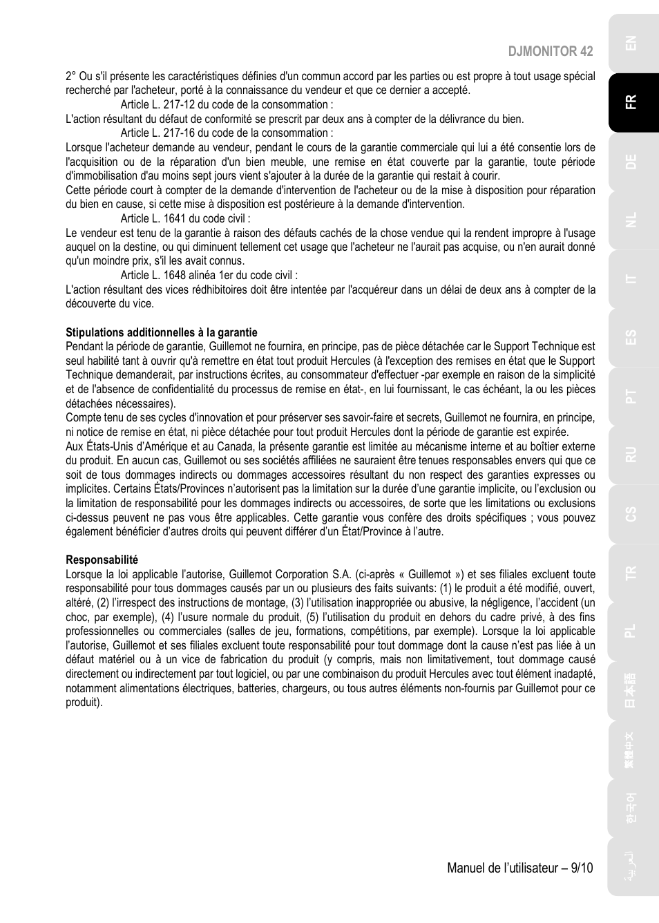 Hercules DJMonitor 42 - 4" Active Multimedia Speakers (Pair) User Manual | Page 20 / 199