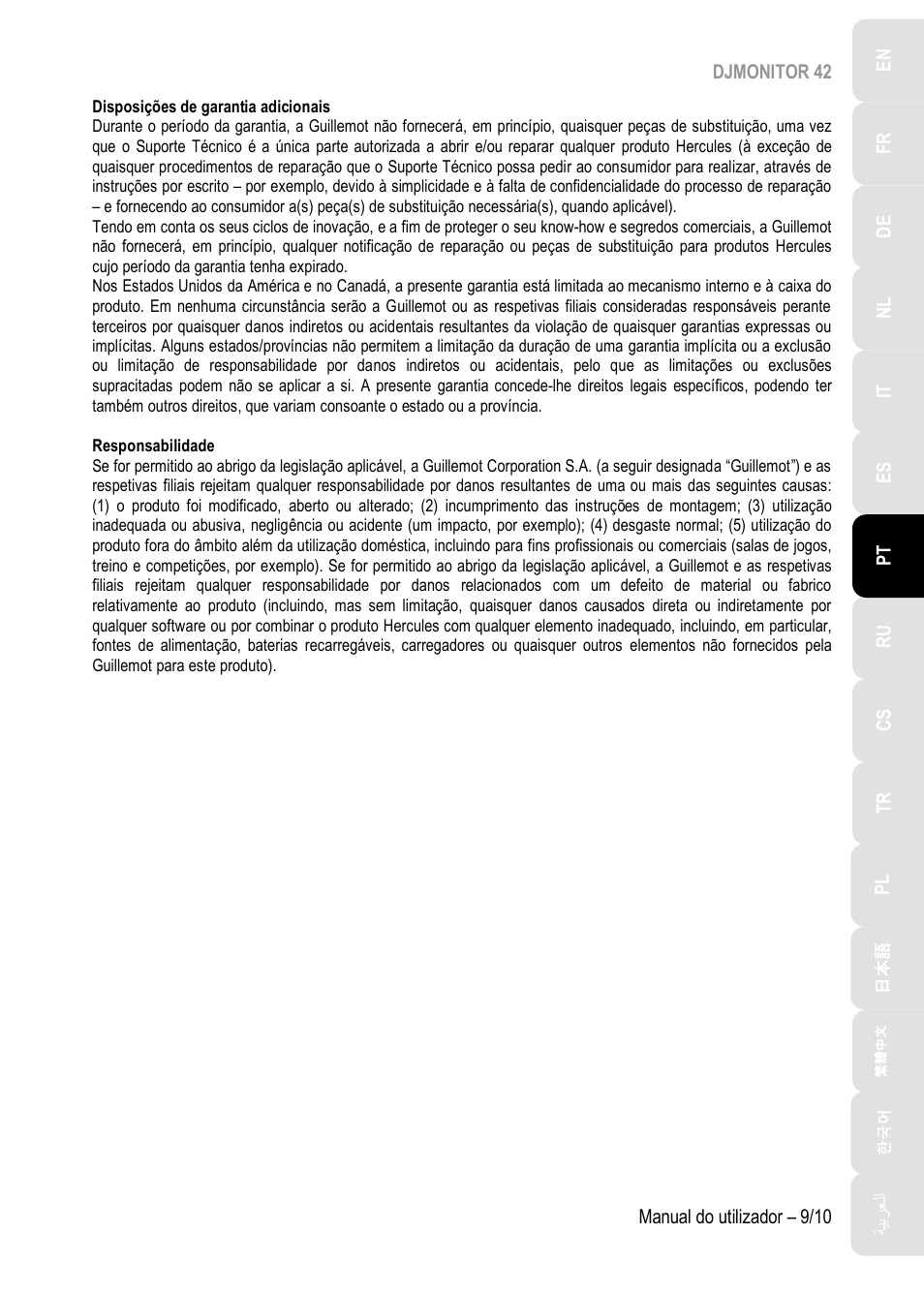 Hercules DJMonitor 42 - 4" Active Multimedia Speakers (Pair) User Manual | Page 70 / 199