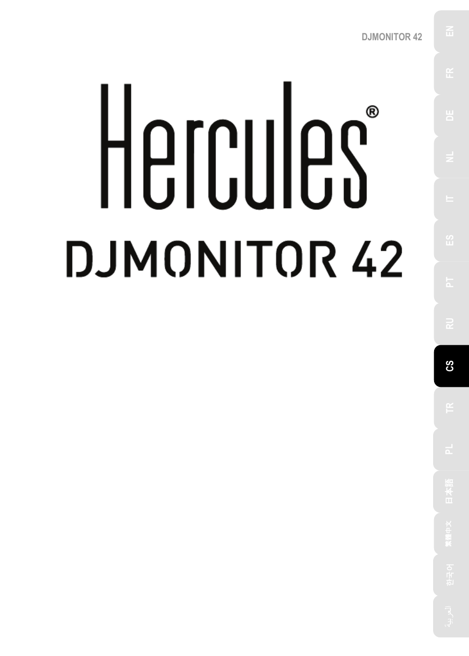 09_cz_djmonitor 42, Čestina | Hercules DJMonitor 42 - 4" Active Multimedia Speakers (Pair) User Manual | Page 82 / 199
