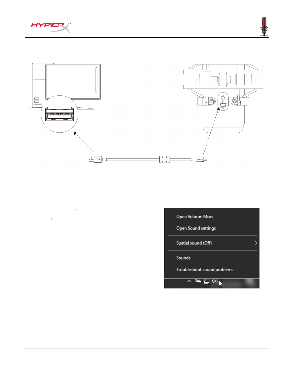 Utilisation avec un pc ou un mac | HyperX QuadCast USB Condenser Microphone User Manual | Page 56 / 241