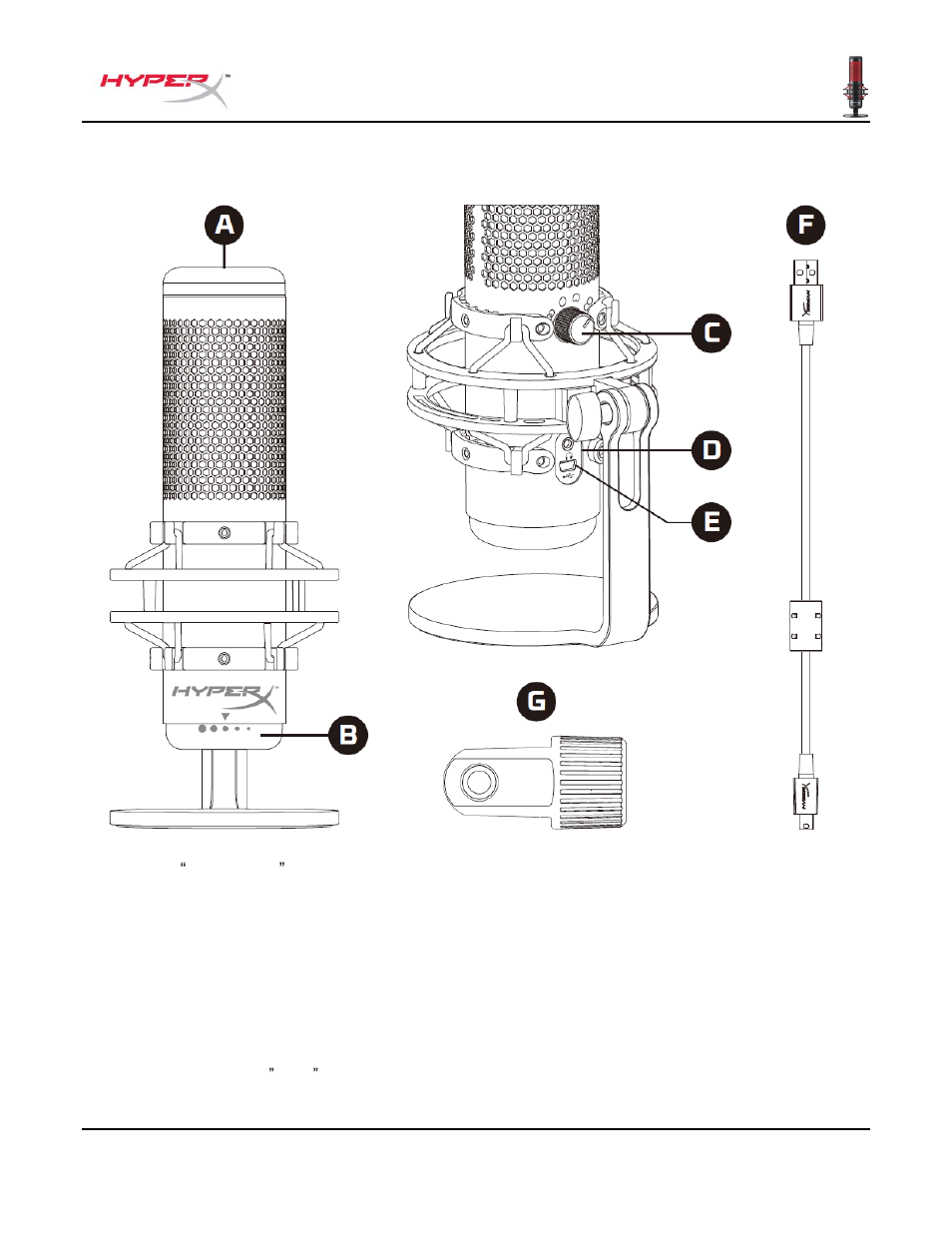 Descrizione generale del prodotto | HyperX QuadCast USB Condenser Microphone User Manual | Page 68 / 241