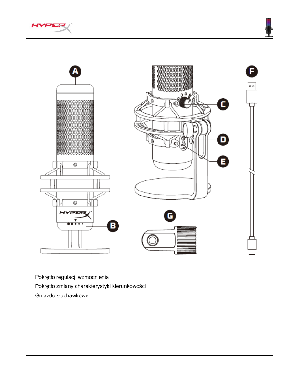 Ogólna charakterystyka | HyperX QuadCast S USB Condenser Microphone User Manual | Page 106 / 273