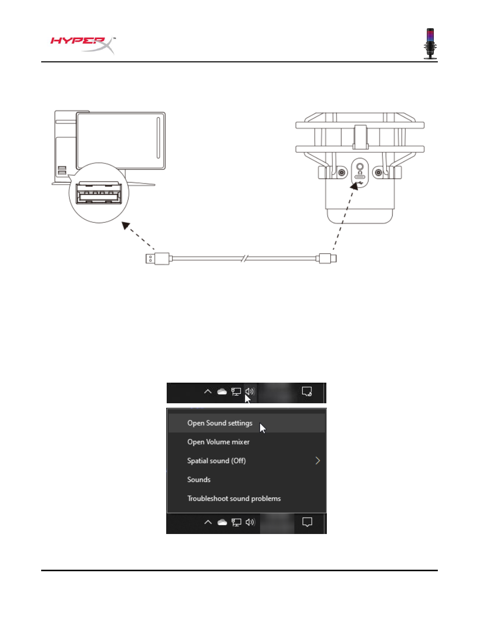 Uso con pc o mac | HyperX QuadCast S USB Condenser Microphone User Manual | Page 25 / 273