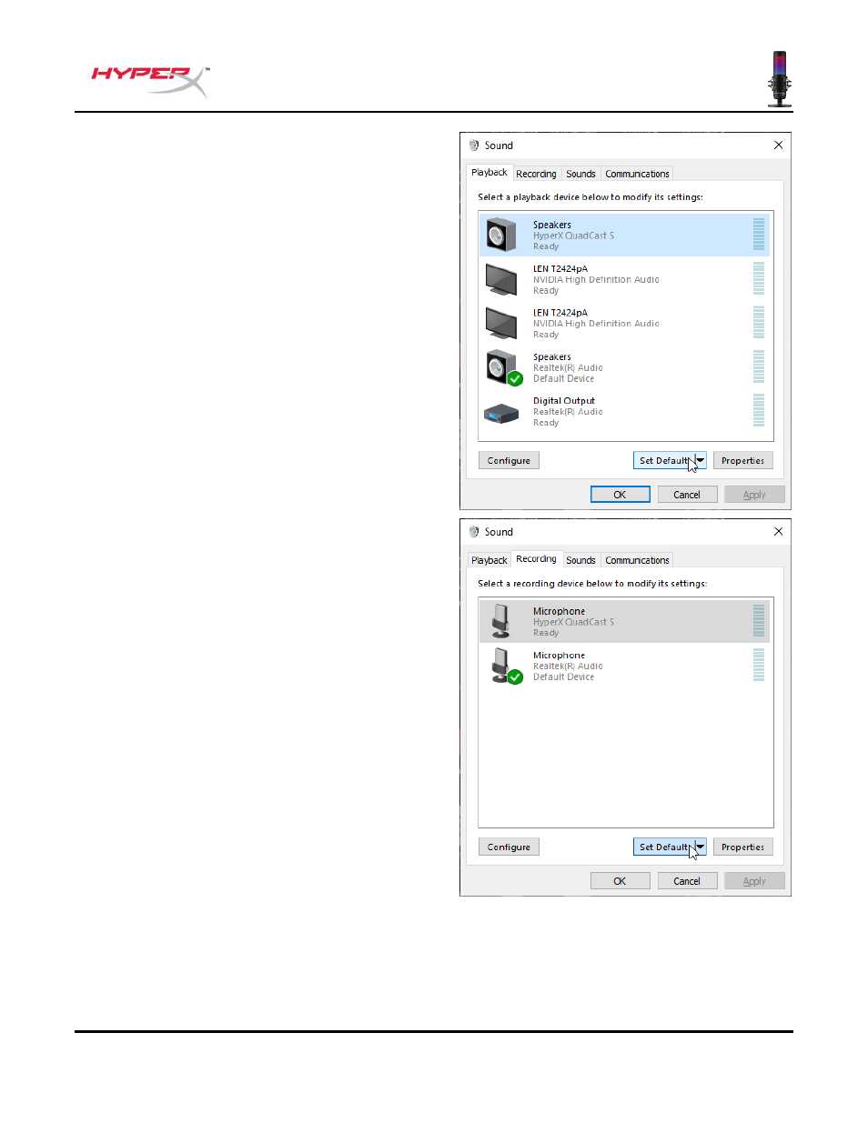 HyperX QuadCast S USB Condenser Microphone User Manual | Page 27 / 273