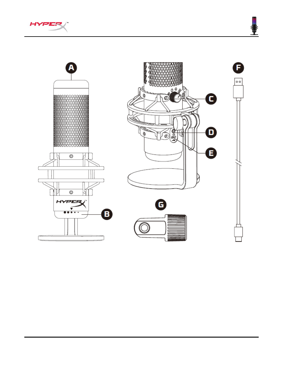 Présentation | HyperX QuadCast S USB Condenser Microphone User Manual | Page 55 / 273