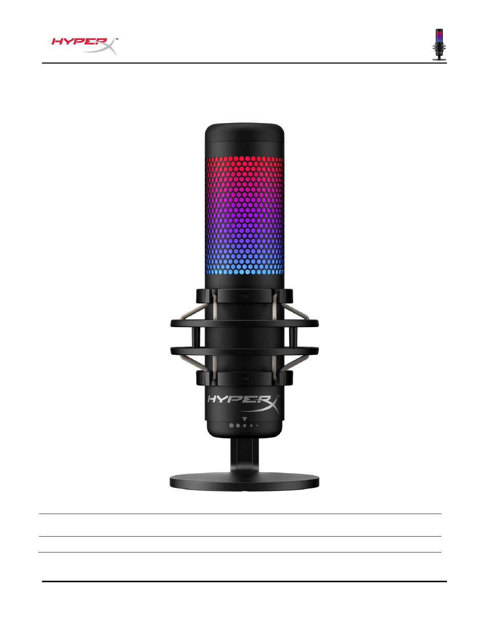 Por as instruções em português, Hyperx quadcast, Código do produto | HyperX QuadCast S USB Condenser Microphone User Manual | Page 87 / 273