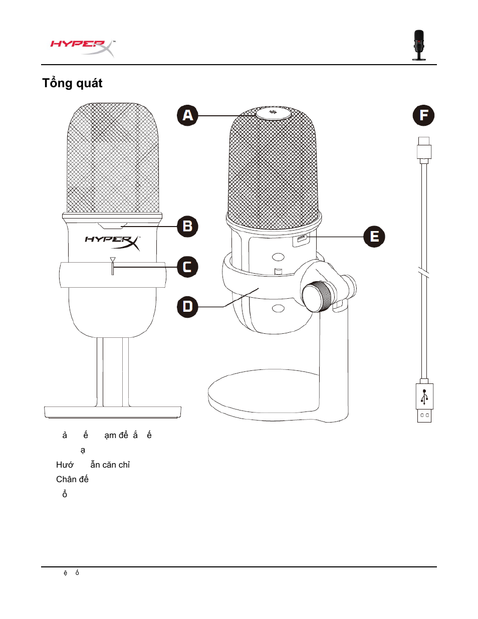 Ổng quát, Tổng quát | HyperX SoloCast USB Condenser Microphone User Manual | Page 148 / 193