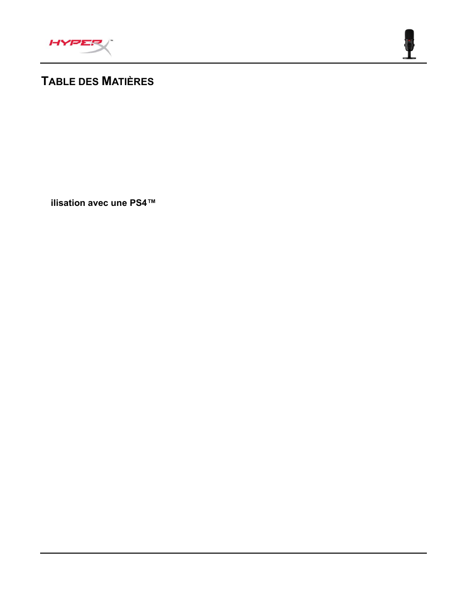 Able des, Atières | HyperX SoloCast USB Condenser Microphone User Manual | Page 39 / 193