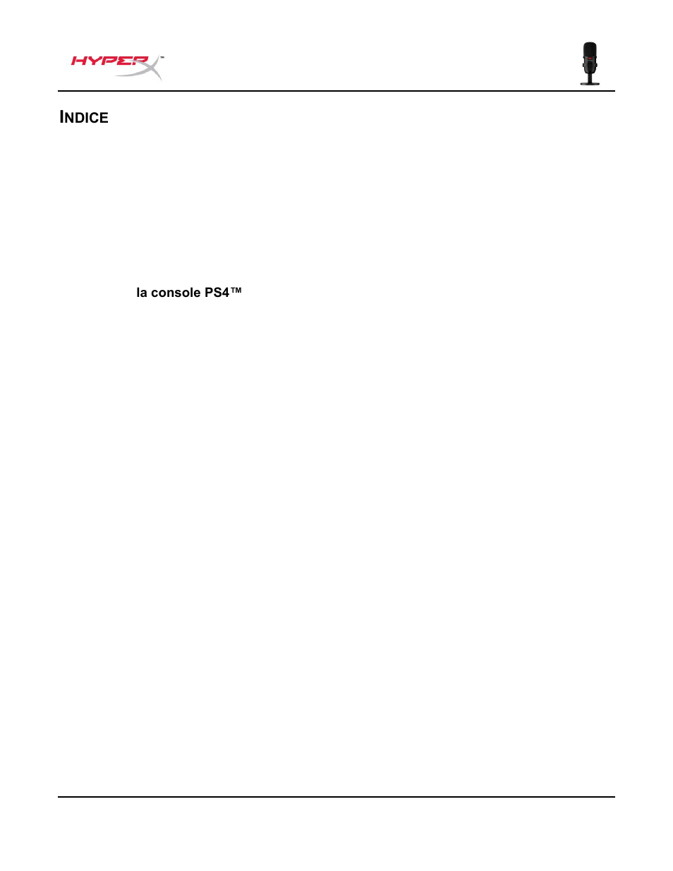 Ndice | HyperX SoloCast USB Condenser Microphone User Manual | Page 51 / 193