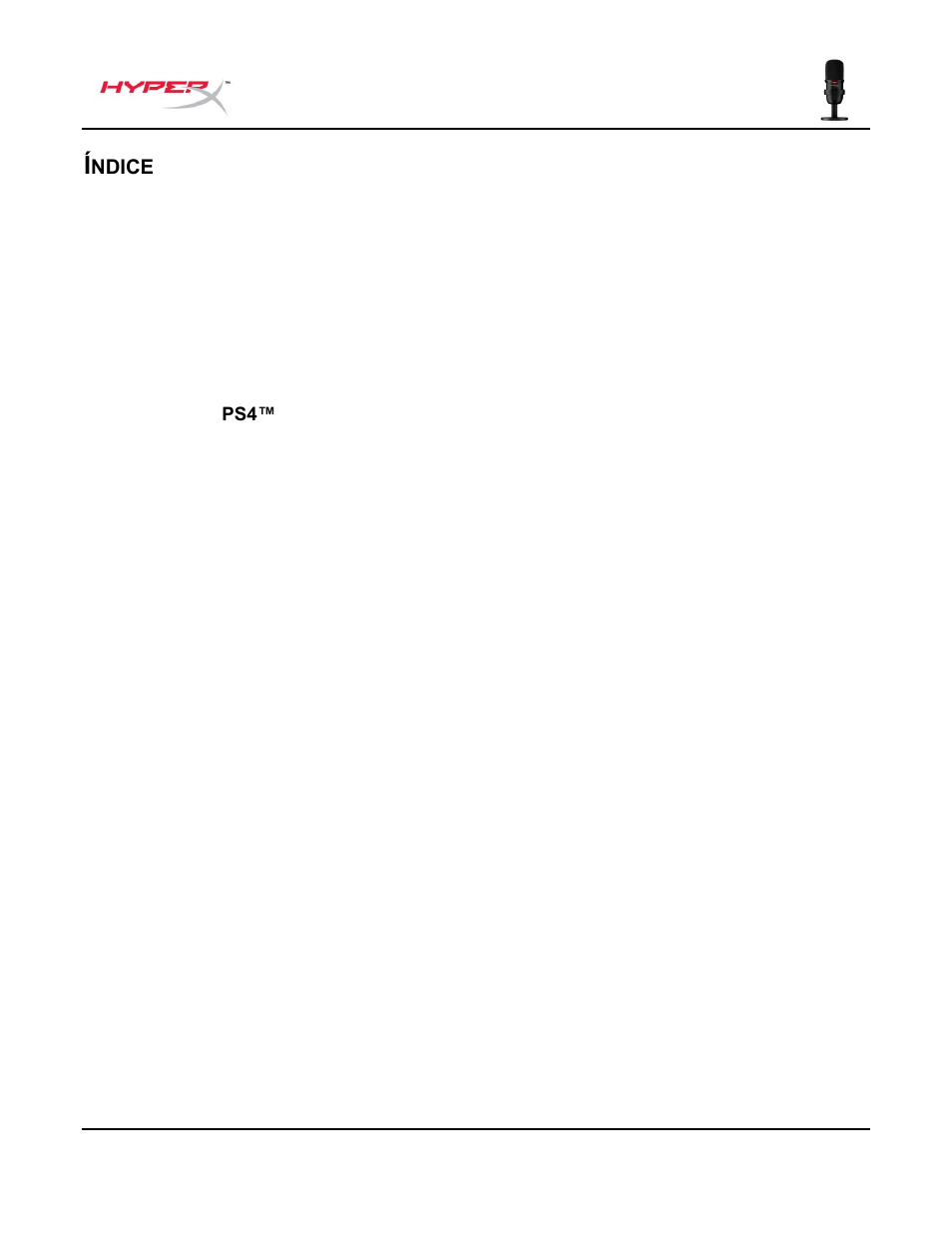 Ndice | HyperX SoloCast USB Condenser Microphone User Manual | Page 63 / 193