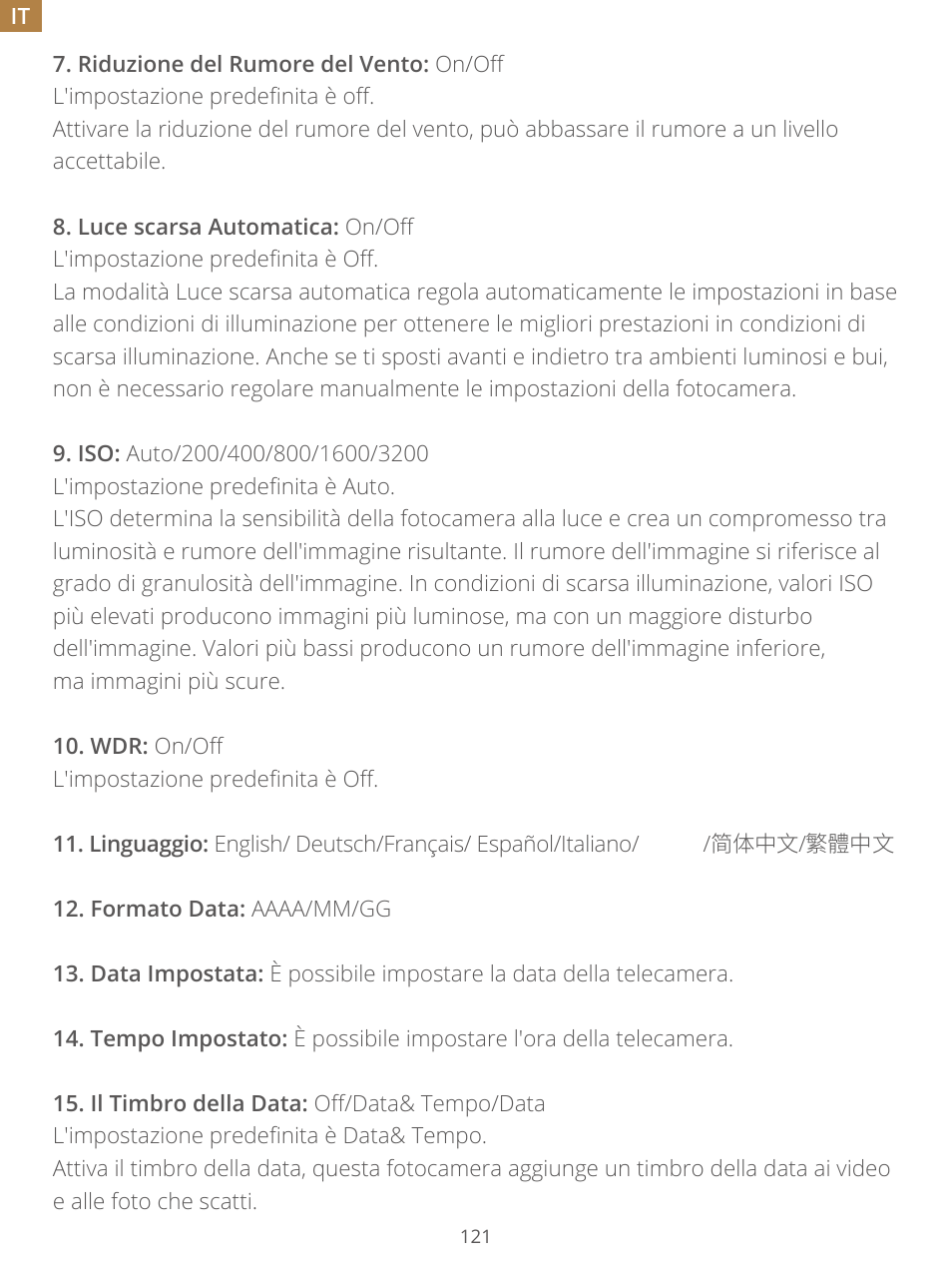 AKASO Brave 7 Action Camera User Manual | Page 122 / 159
