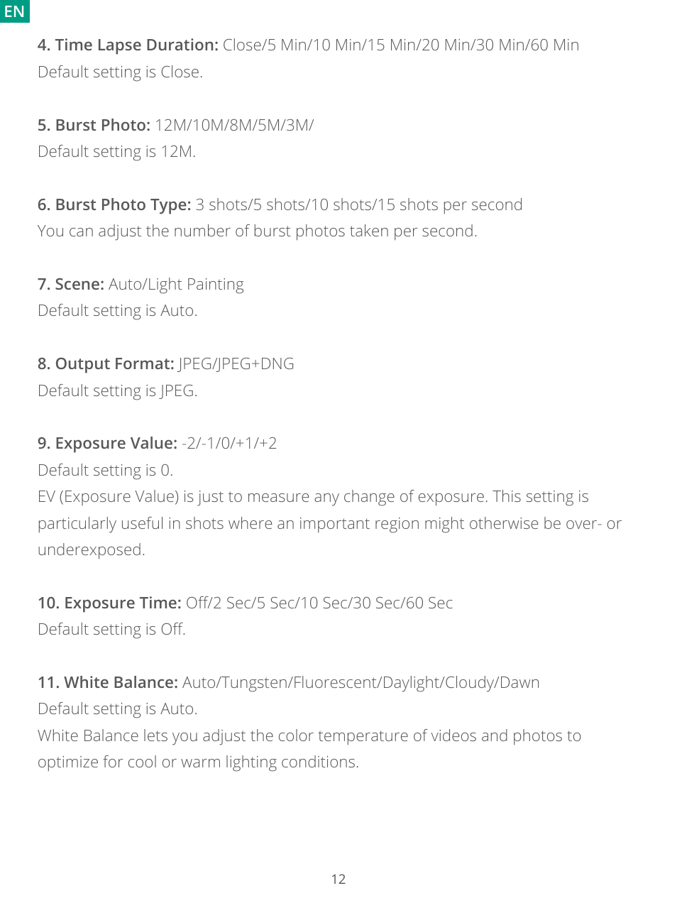 AKASO Brave 7 Action Camera User Manual | Page 14 / 159