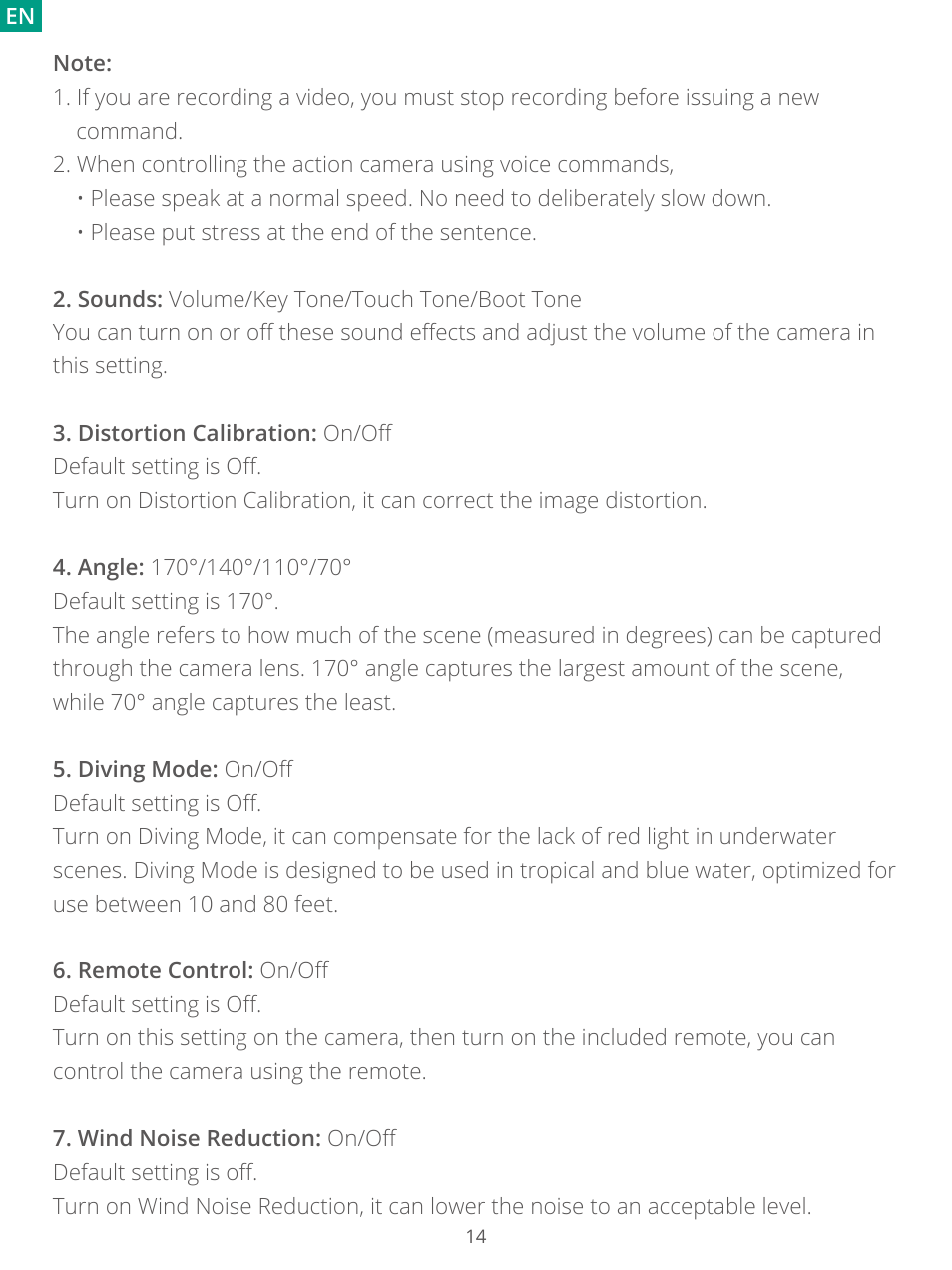 AKASO Brave 7 Action Camera User Manual | Page 16 / 159