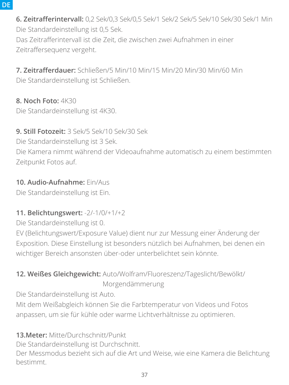 AKASO Brave 7 Action Camera User Manual | Page 39 / 159