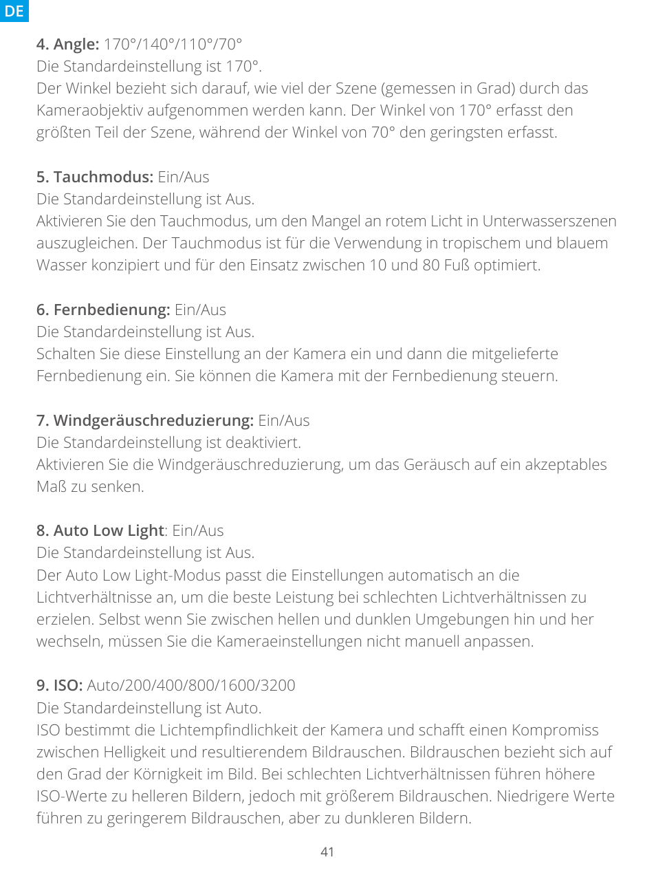 AKASO Brave 7 Action Camera User Manual | Page 43 / 159